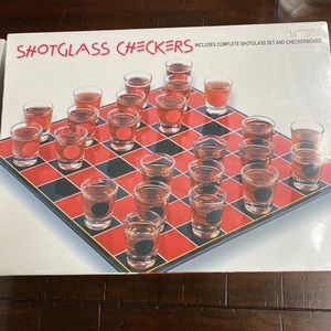 Shotglass Checkers game